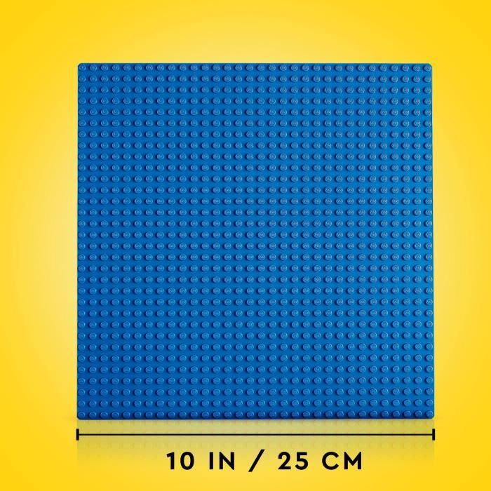 LEGO® 11025 Classic La Plaque De Construction Bleue 32x32, Socle de Base pour Construction, Assemblage et Exposition