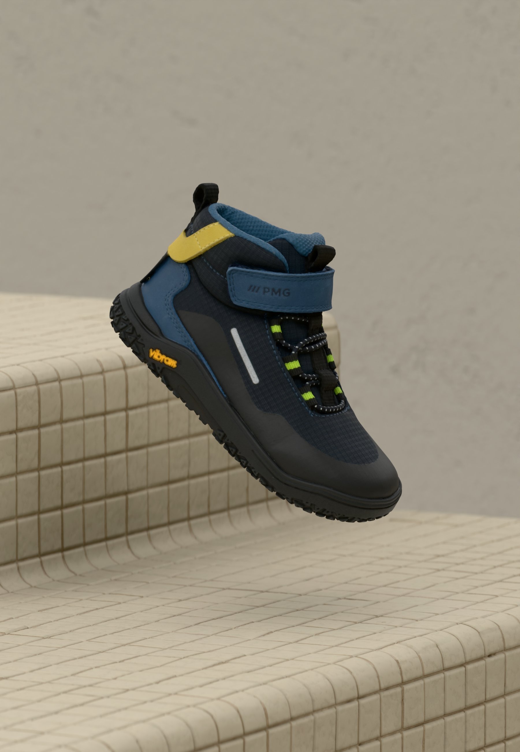 Primigi GORETEX - Enkellaarsjes met vetersluiting - blauw/jeans