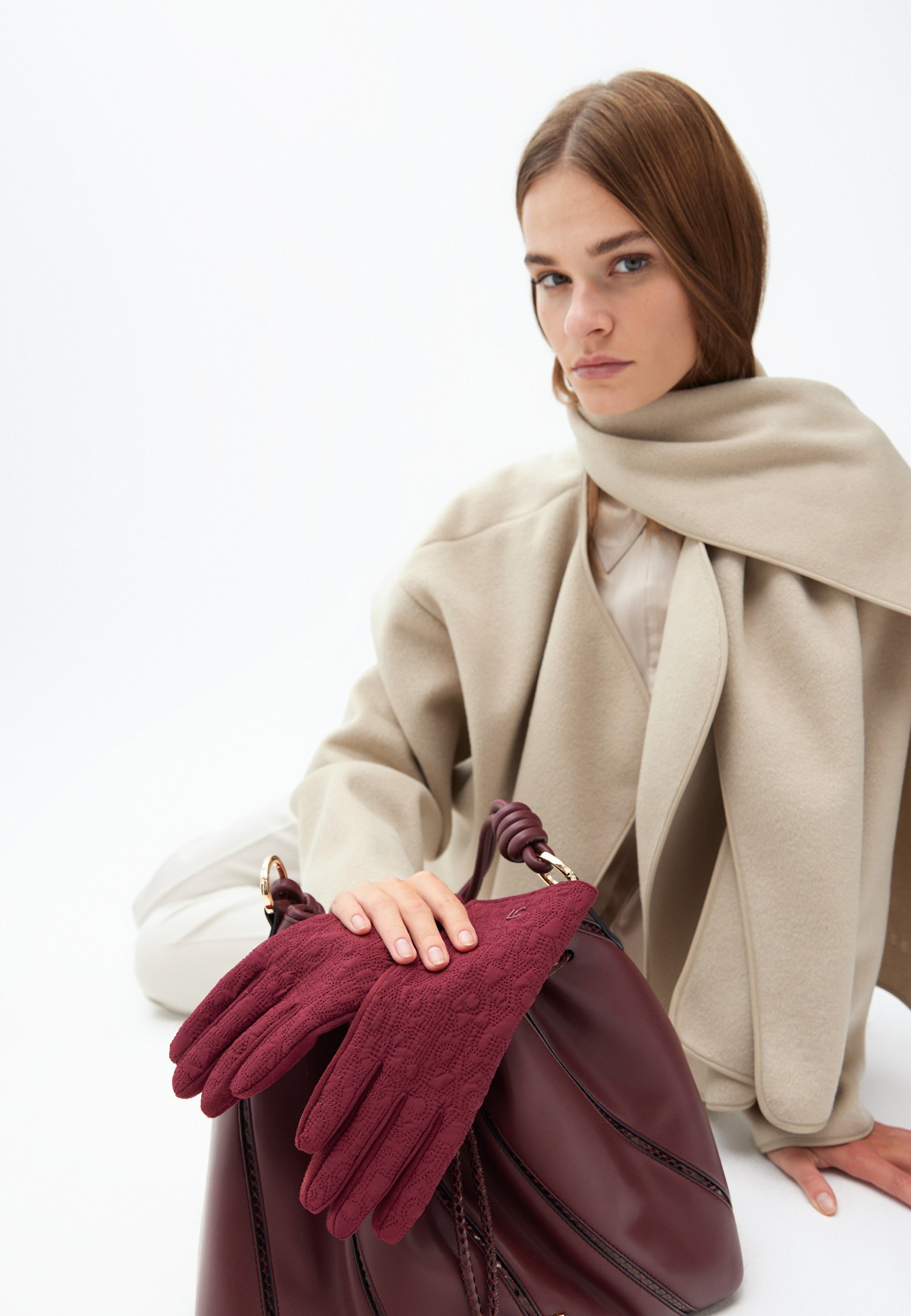 Gants LOLA CASADEMUNT - bordeaux