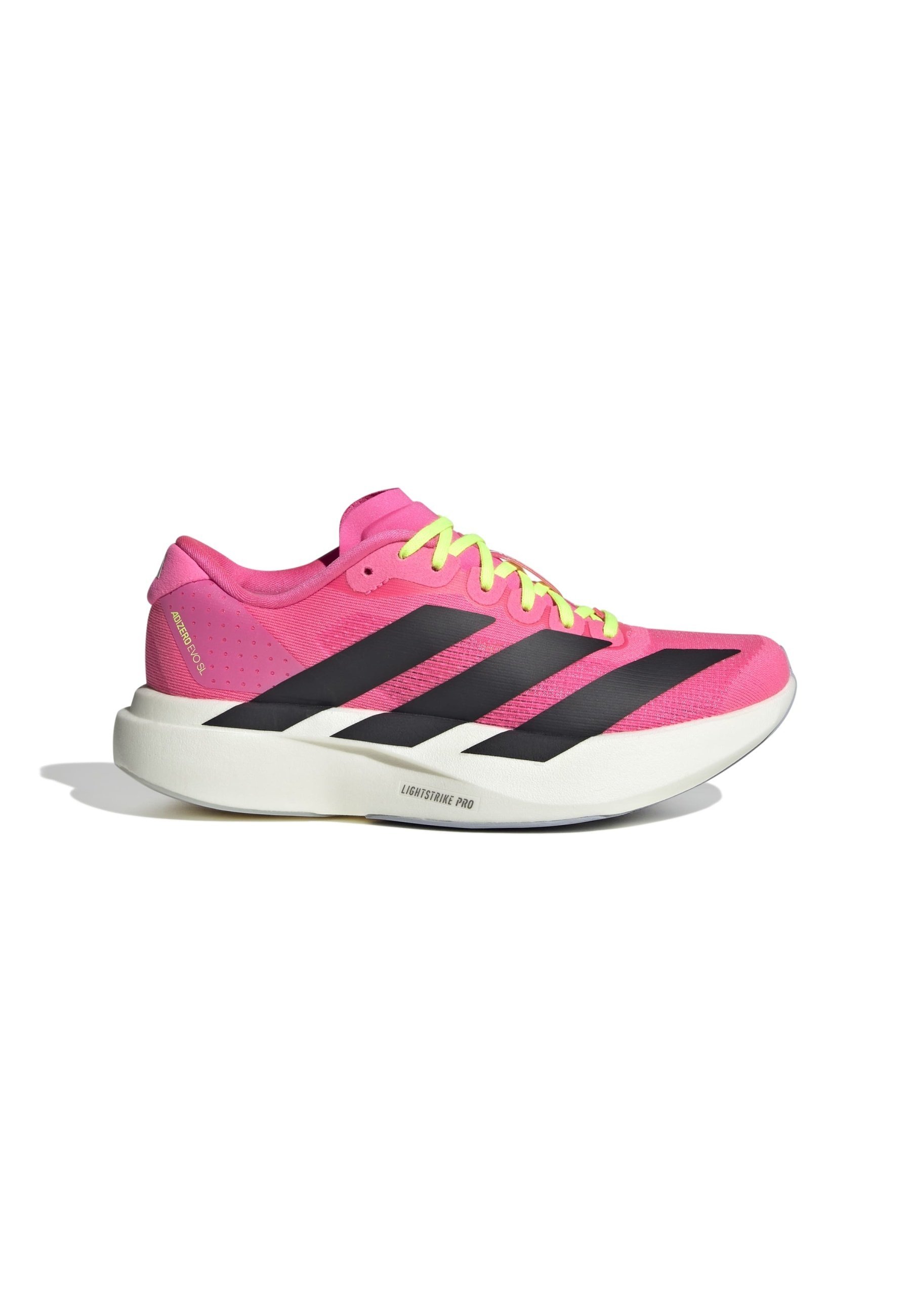 adidas Performance EVO SL ADIZERO UNISEX - Hardloopschoenen voor op de weg - lichtroze/zwart/voetwit