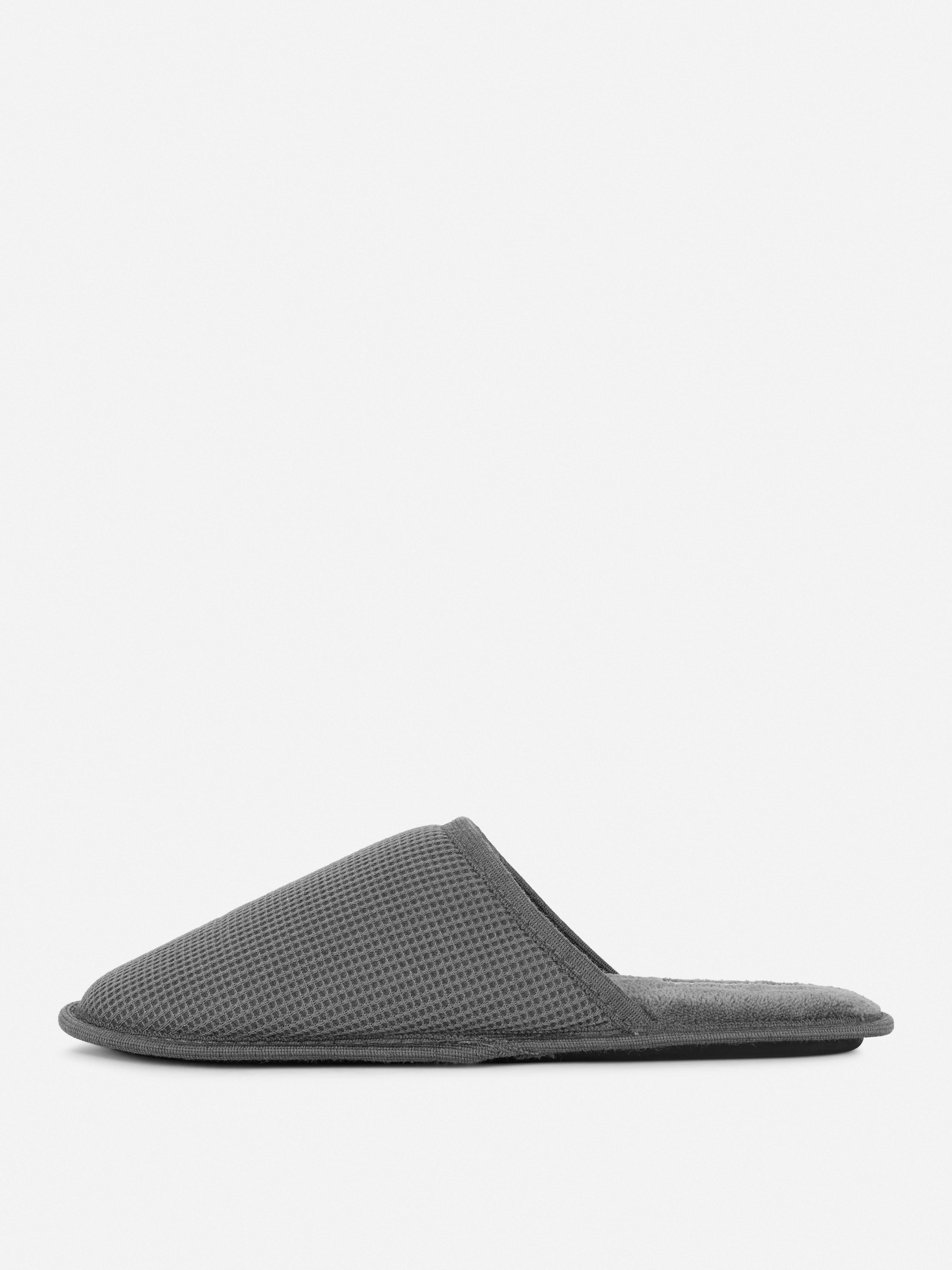 Papuci cu textură waffle Papuci slip-on cu talpă plată și parte superioară cu textură waffle