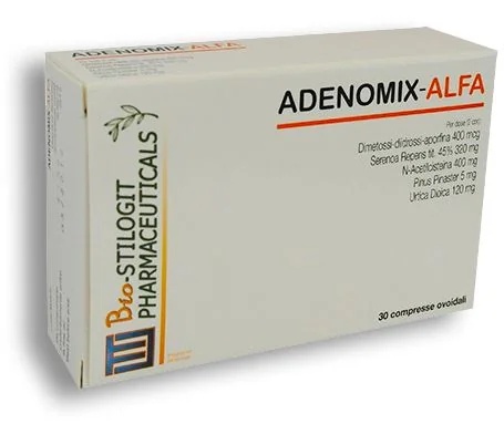 BIO STILOGIT PHARMACEUTICAL Adenomix Alfa Nahrungsergänzungsmittel 30 Tabletten