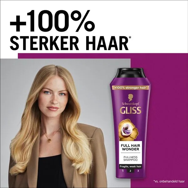 Gliss šampon za punu kosu Wonder 250ml<br>250ml