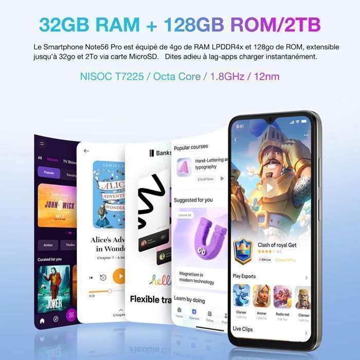 Smartphone DOOGEE Note56 Pro de 6,56