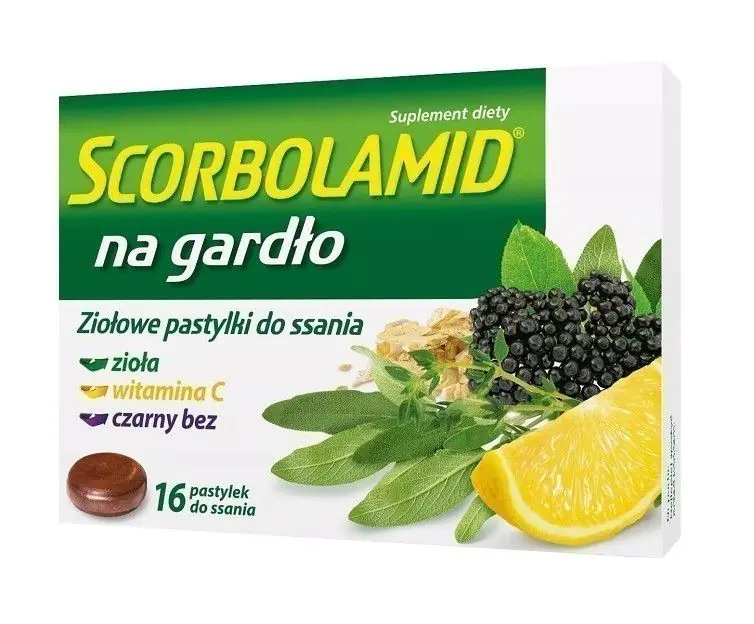 Scorbolamid Na Gardło, Tabletki do ssania