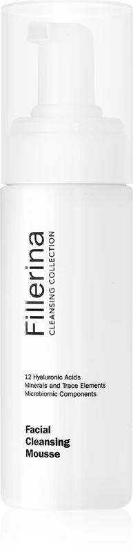 Mousse de Limpeza Facial Fillerina, espuma de limpeza suave