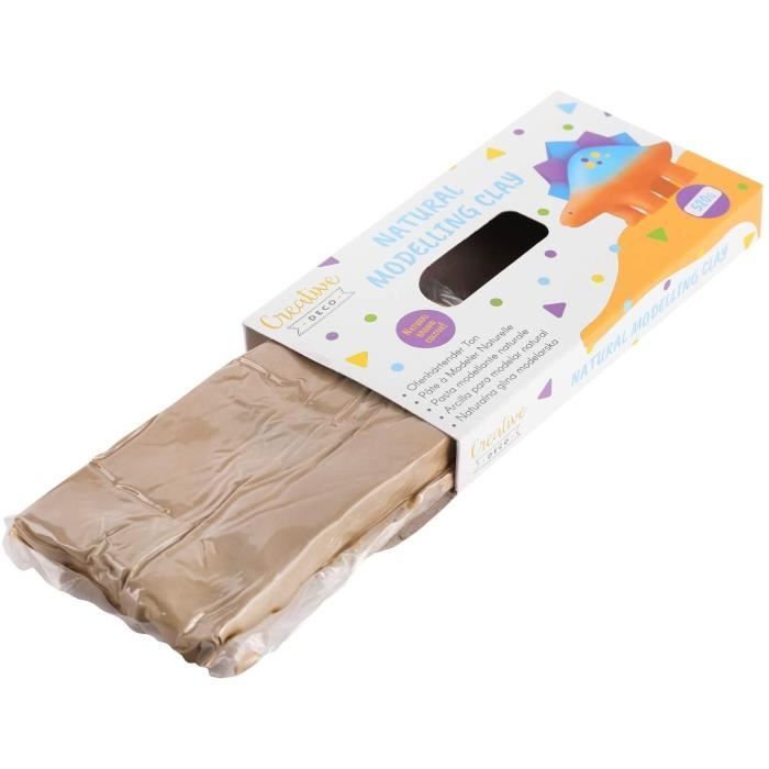 Argile Autodurcissante - CREATIVE HOME - Creative Deco - 520g - Cuire 1100°C - Loisir Créatif Enfants et Adultes