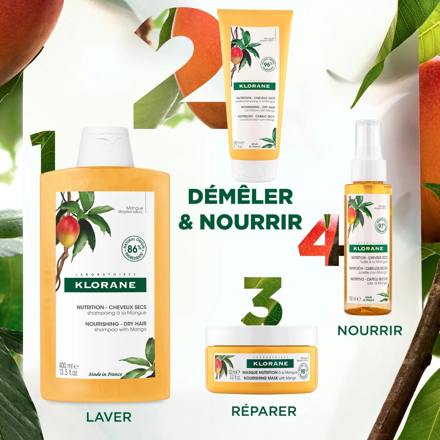Klorane Après-shampoing à la Mangue