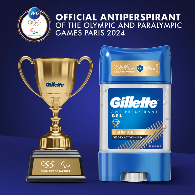 Gillette Champion Gold Antiperspirant Gel