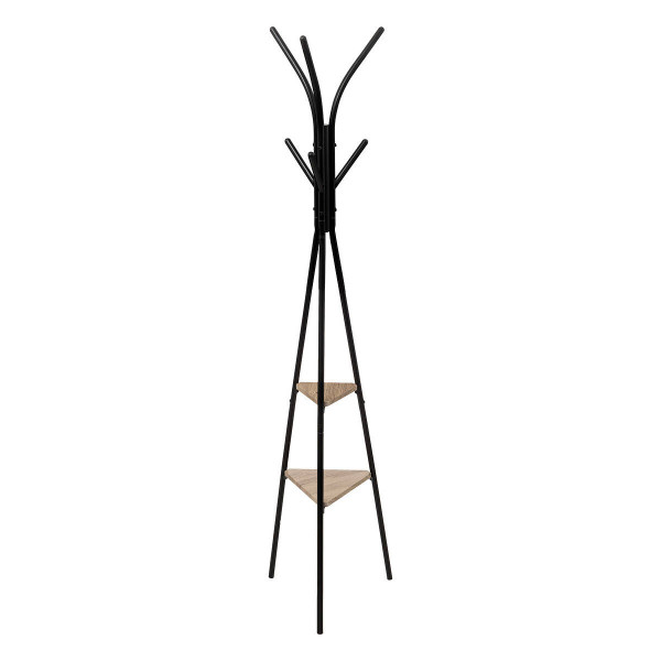 Stojący wieszak z dwoma półkami, JANO, 175 cm