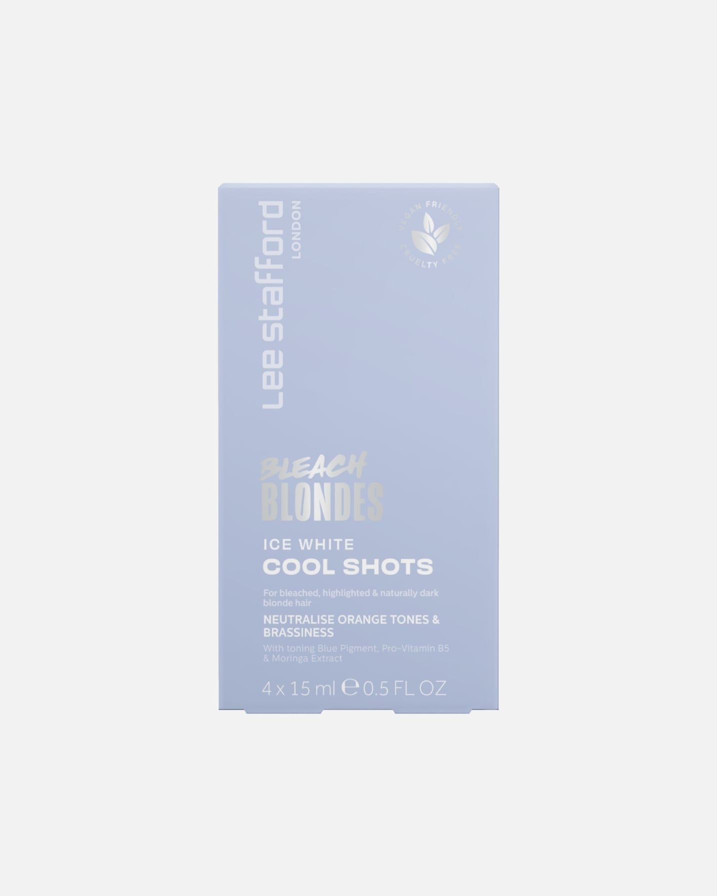 Lee Stafford Haarbehandlung Bleichblond Eisweiß Cool Shots 4 x - 15 ml