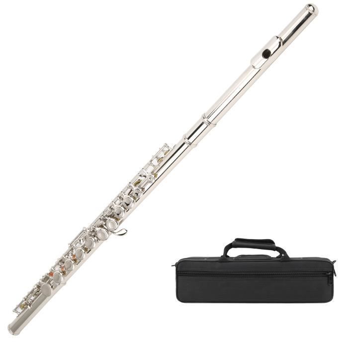Flûte de concert - VINGVO - LADE - Son brillant - Tube augmenté - Clé fermée