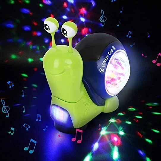 Juguetes musicales para bebés, juguetes para gatear con música y luces LED para el desarrollo intelectual de los niños.