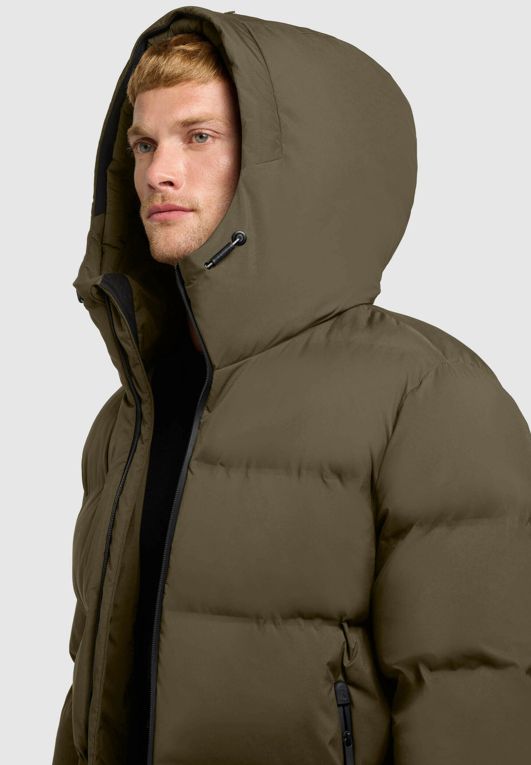 khujo CAIUS3 - Manteau d'hiver - vert mousse clair