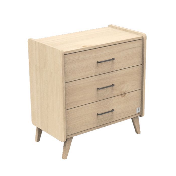 Cômoda artística com 3 gavetas