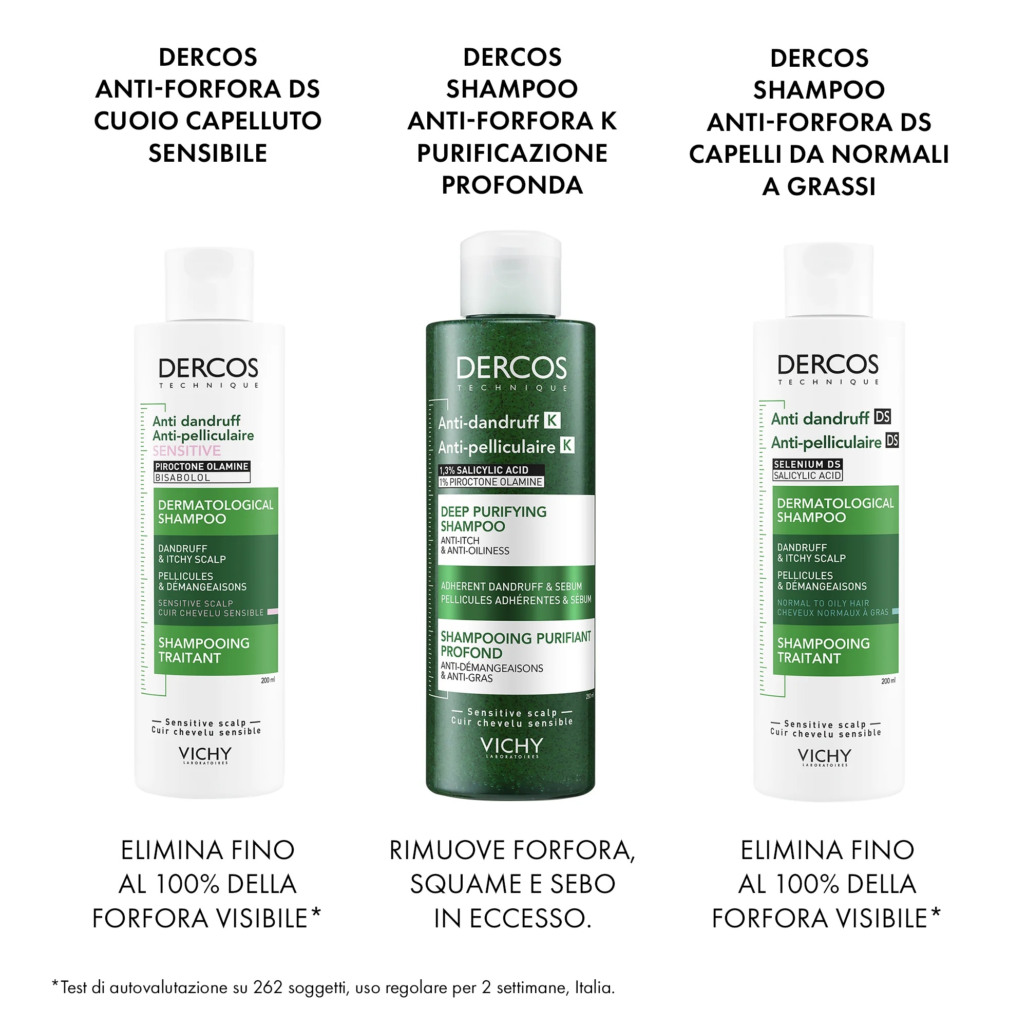 VICHY Vichy Dercos Anti-roos K Intensieve Zuiverende Shampoo 250 ml Anti-roosbehandeling