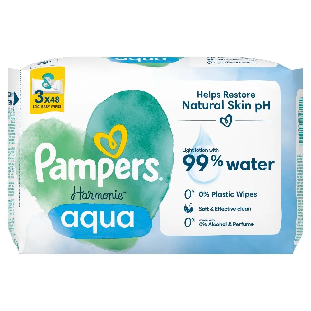 Pampers Aqua Harmonie Chusteczki nawilżane