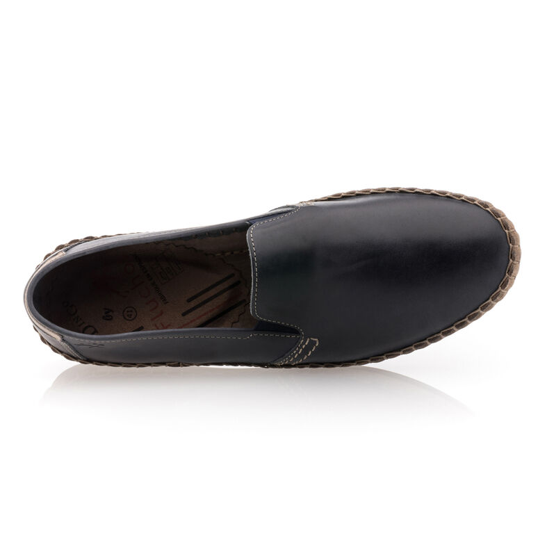 Mocasines/zapatos náuticos azules para hombre