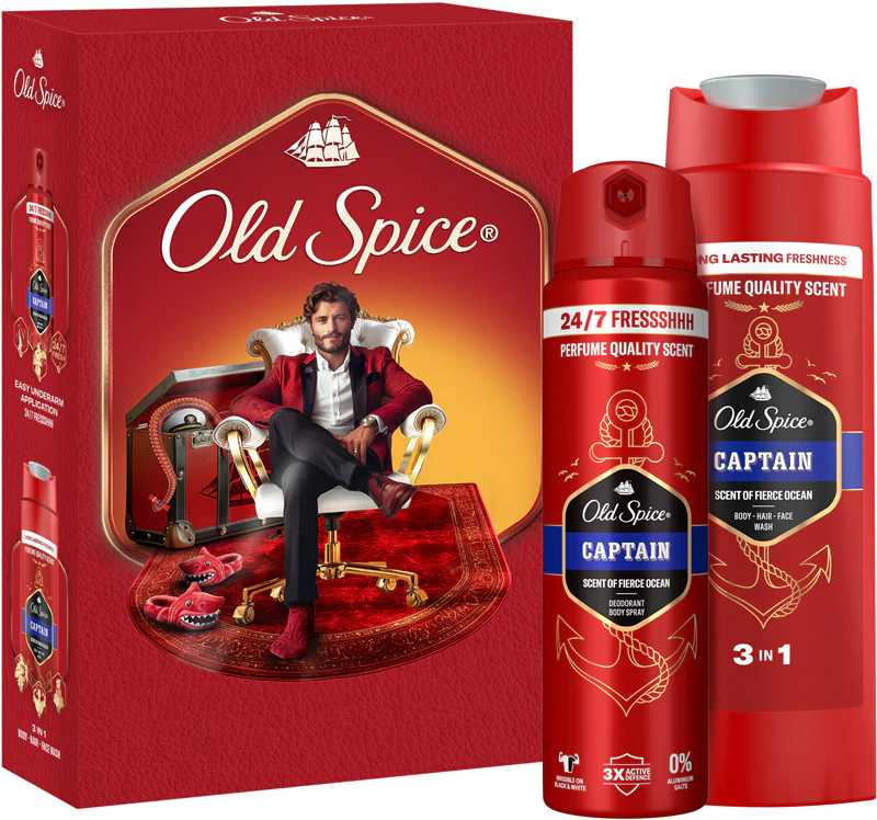 Conjunto de presente Old Spice Captain Gentleman para homens