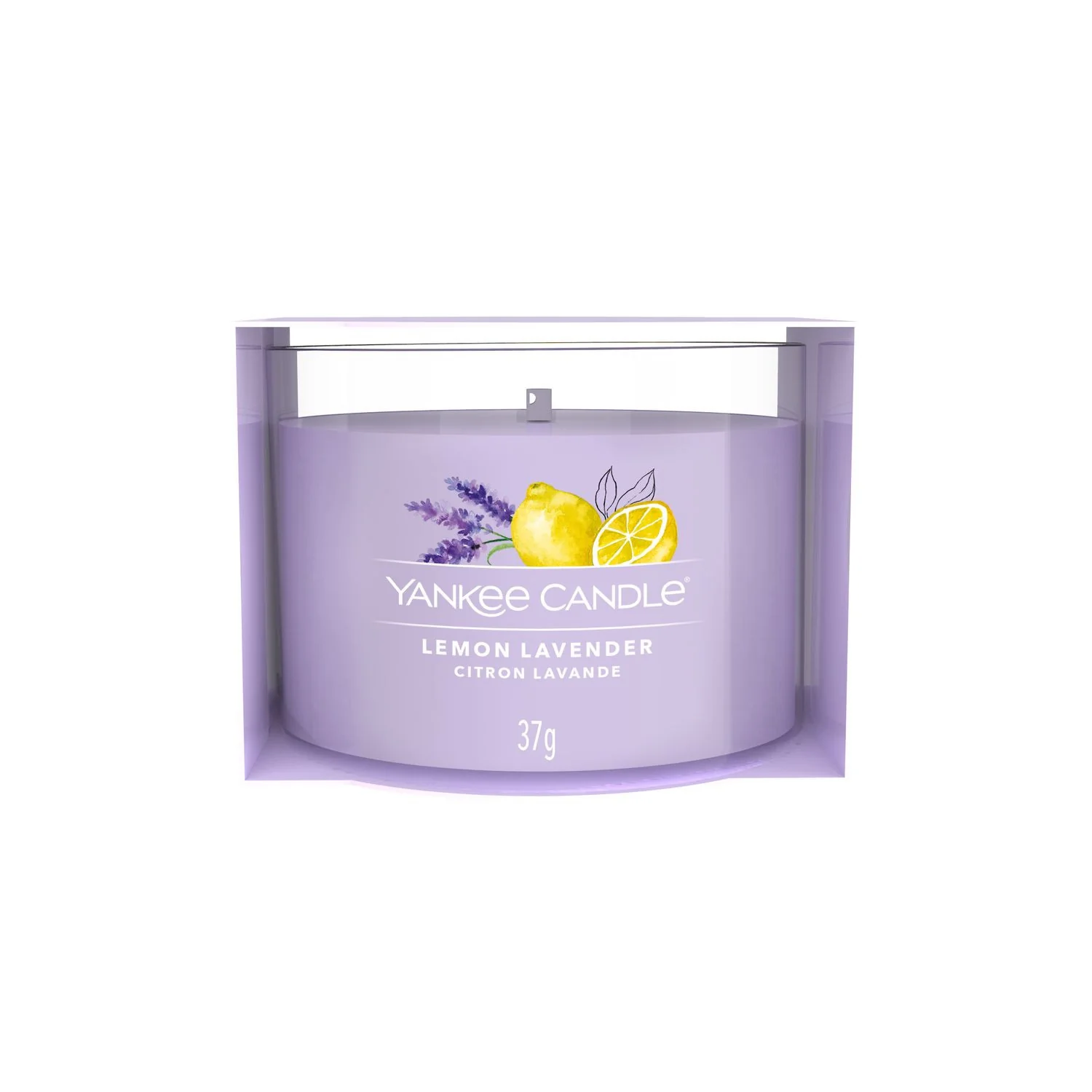 Filled Votive Candles Lemon Lavender - Candela Profumata