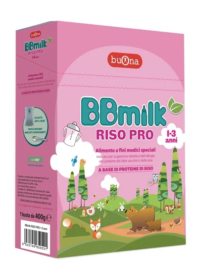 GOOD Bbmilk Rice Pro 1-3 400 g voor mensen met een melkeiwitallergie