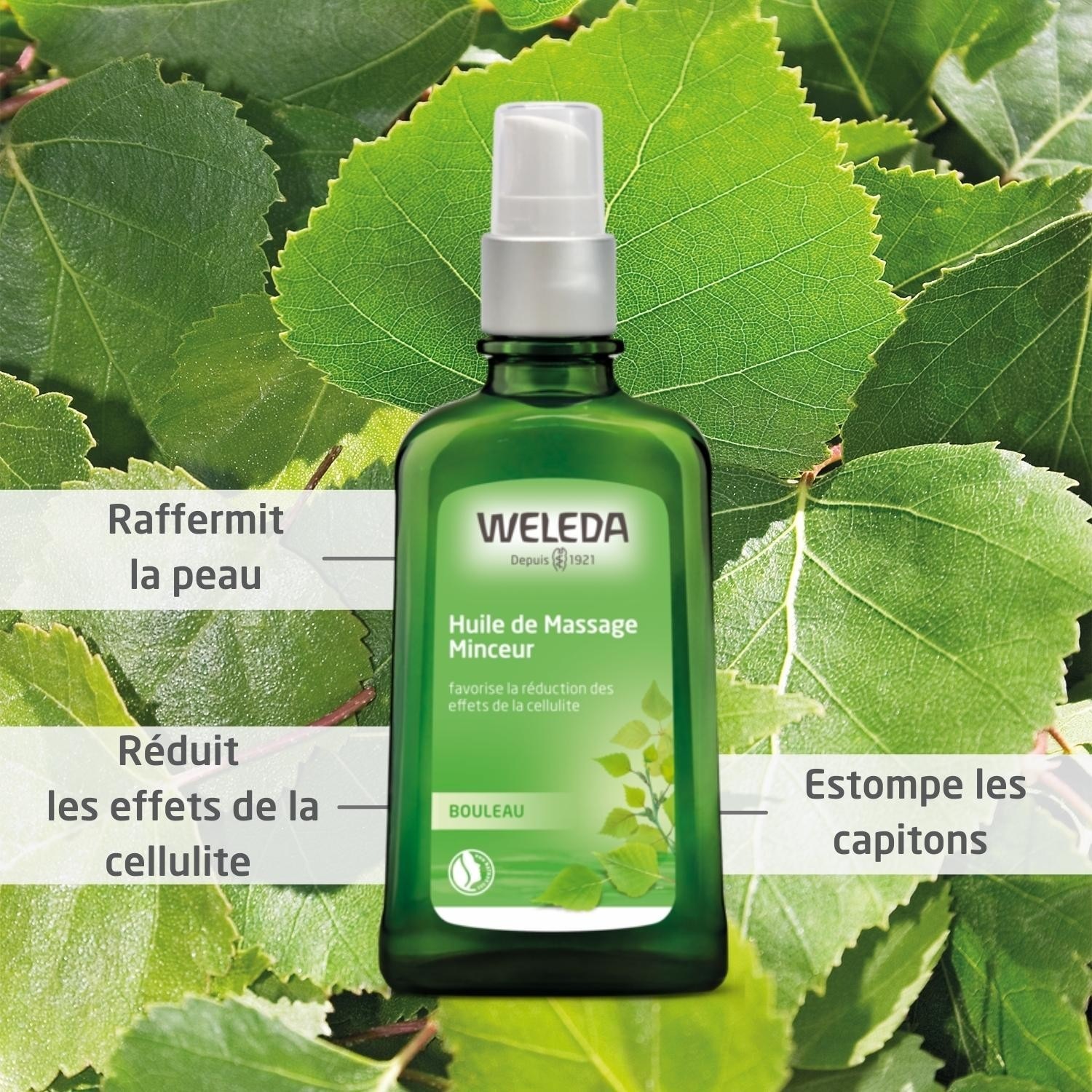 Weleda Bouleau Huile de Massage Minceur - 100 ml (flacon pompe)