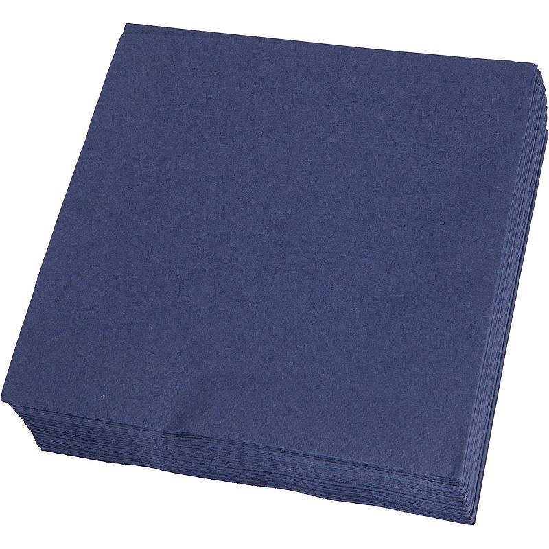 Vie Eco Servietter 50-pakning 33x33 cm 3-lags marineblå