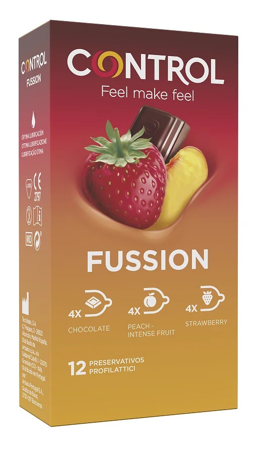 Préservatifs CONTROL Fusion Ce123, paquet de 12