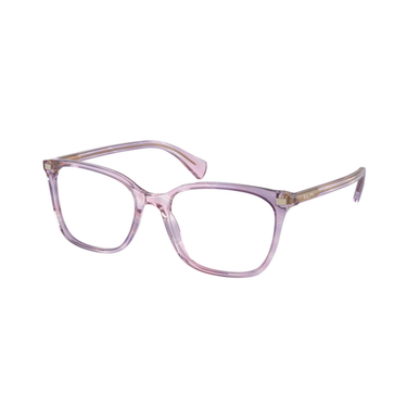 Ralph Laurenin kiiltävän raidalliset ruusunpunaiset silmälasit, kehys 7142, Polo Ralph Lauren