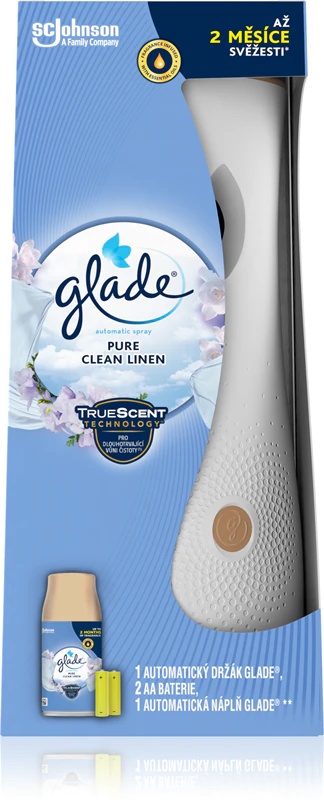 GLADE Automatic Spray Pure Clean Linen automatický osviežovač vzduchu s náplňou