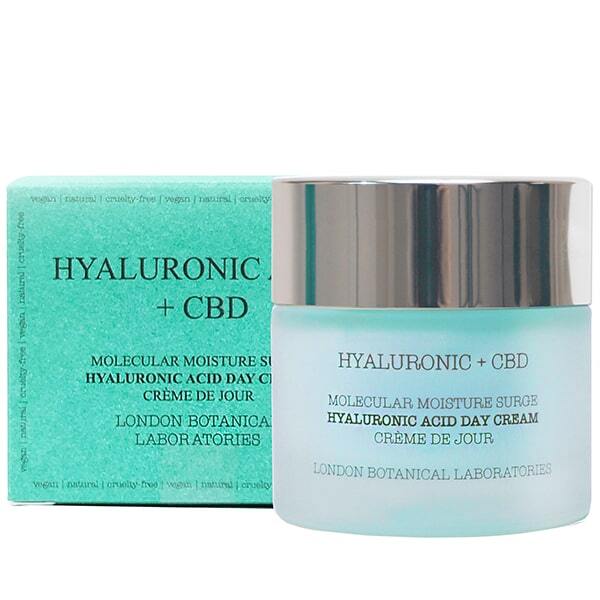 Crema de día con ácido hialurónico de London Botanical Laboratories, 50 ml.