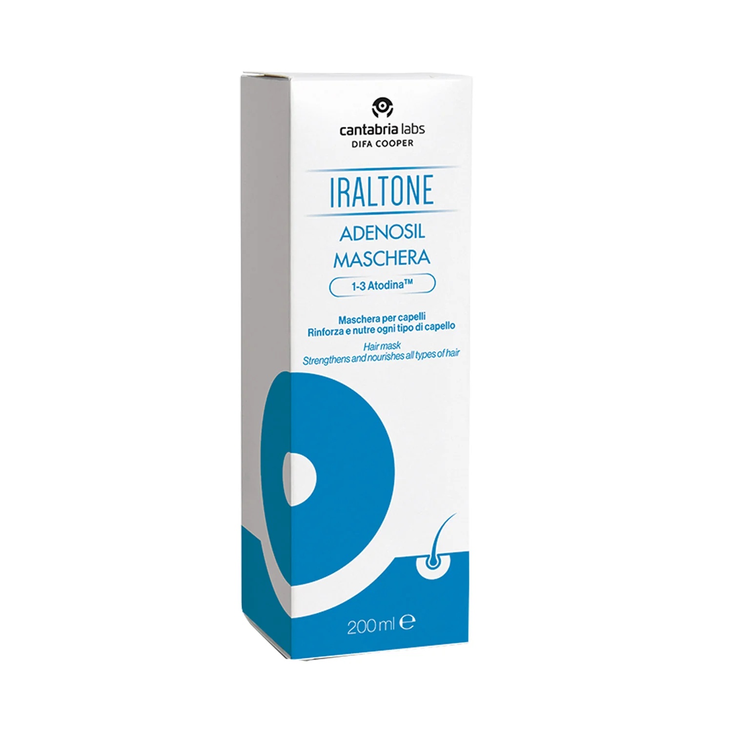 Masque IRALTONE Adenosil 200 ml contre la chute des cheveux