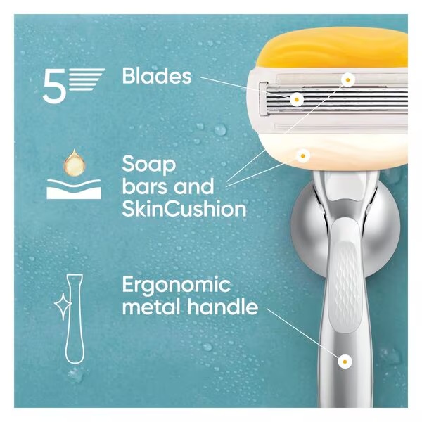 Gillette Venus Pro ComfortGlide Coconut rezervne oštrice<br>3 komada