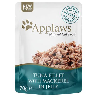 Hrană alimentară Applaws pentru pisici adulte, pliculețe în jeleu, 32 x 70 g