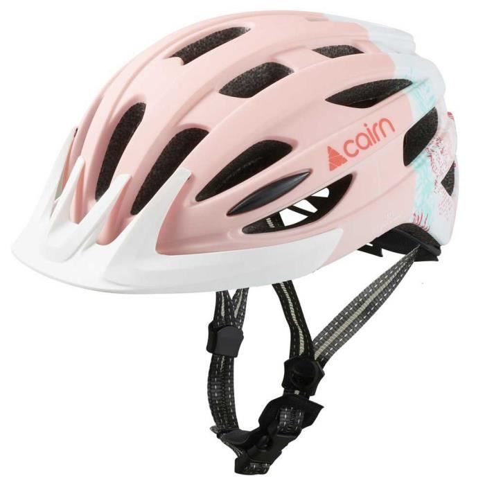 Leisure and urban helmet - CAIRN - Fusion - Matte pastel pink - Flash Light Security - 24 vents