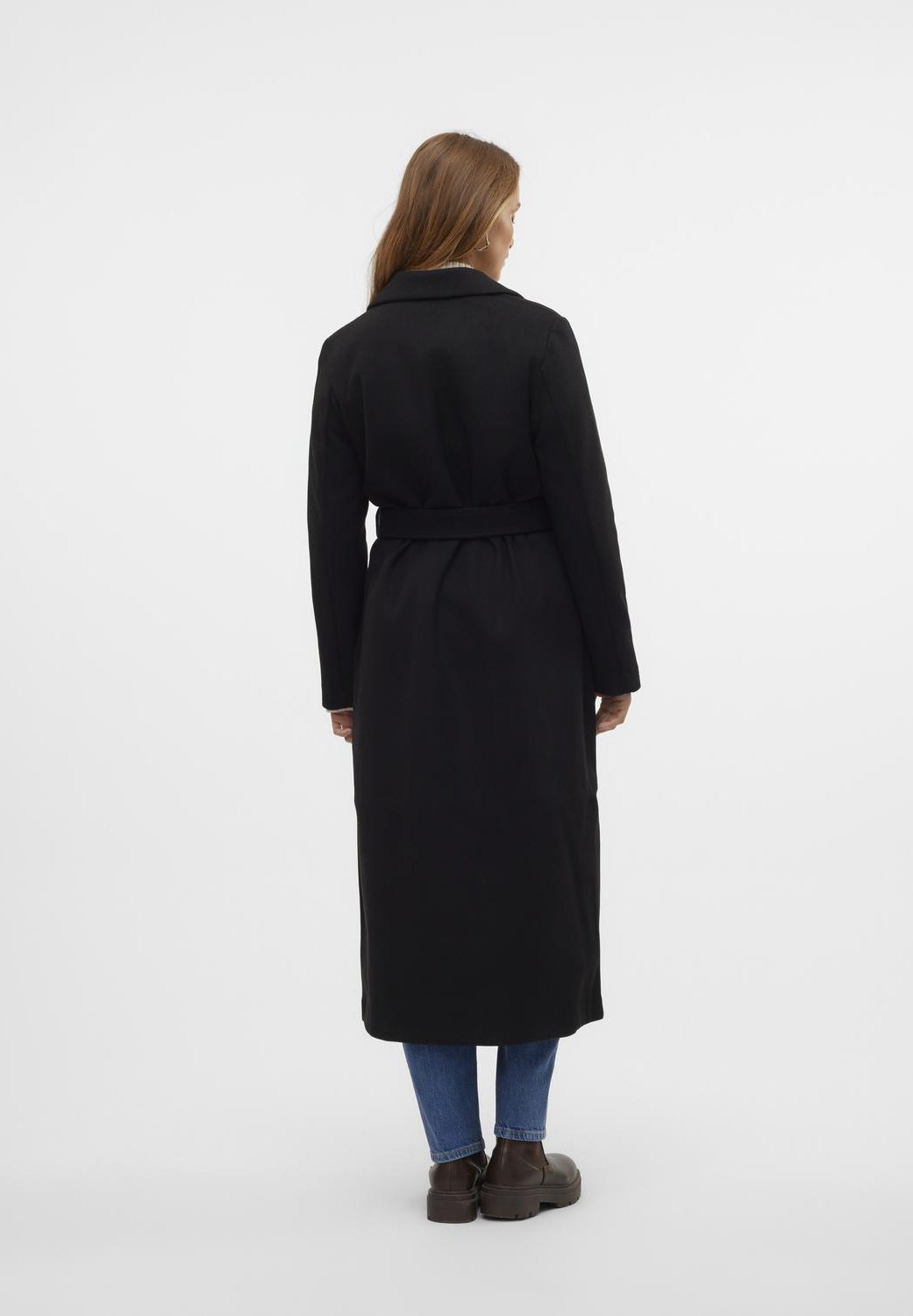 Vero Moda VMFORTUNEAYA LONG - Palton clasic - black