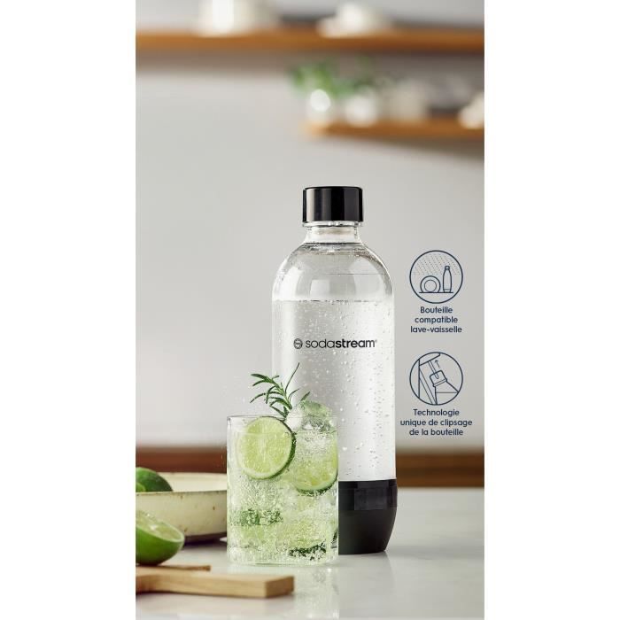 SODASTREAM Flasche – 1 l Fassungsvermögen – Spülmaschinenfest