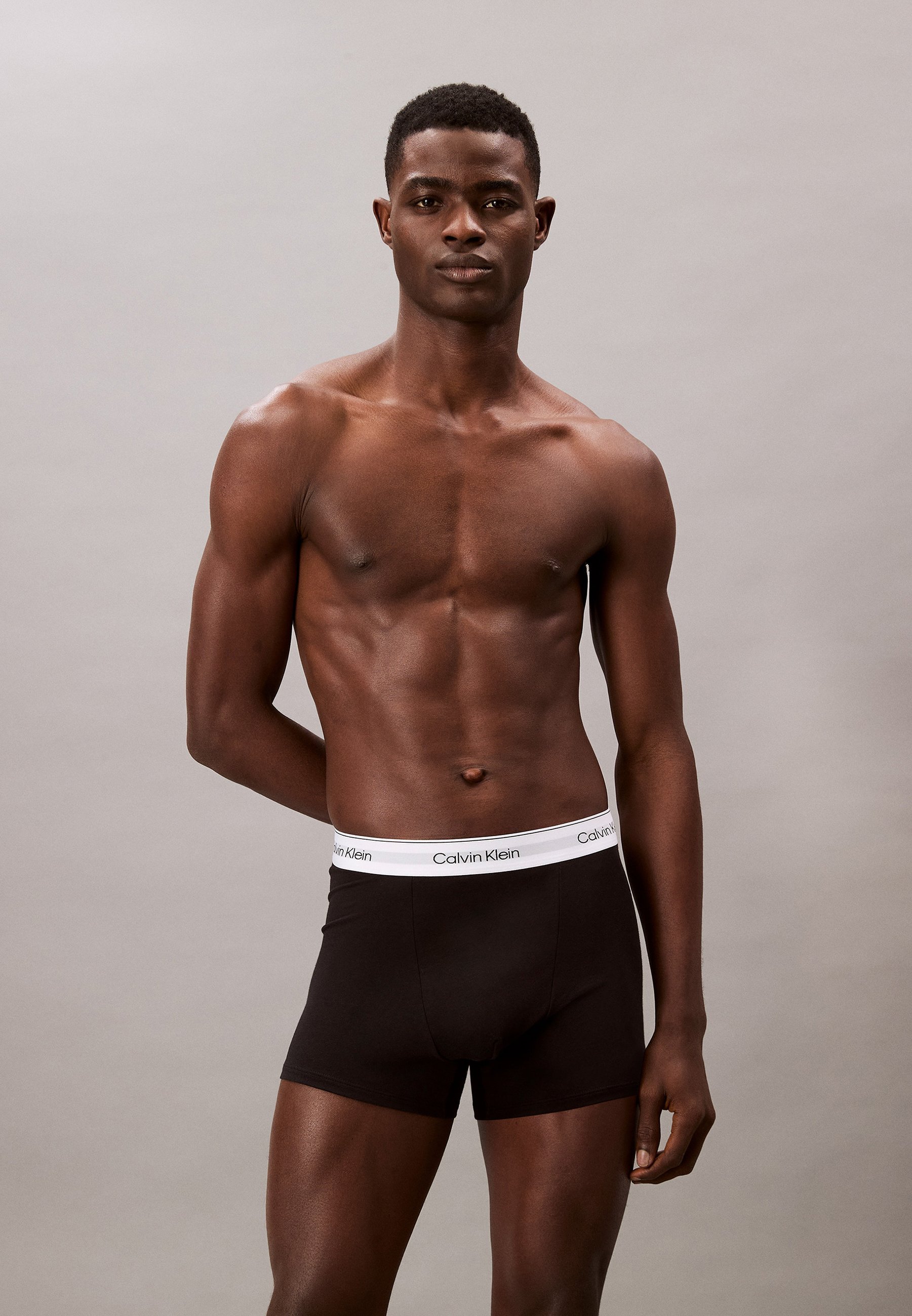 Calvin Klein Underwear RELAXED FIT TRUNK 3 PACK ICON COTTON STRETCH - Pantaloni - black