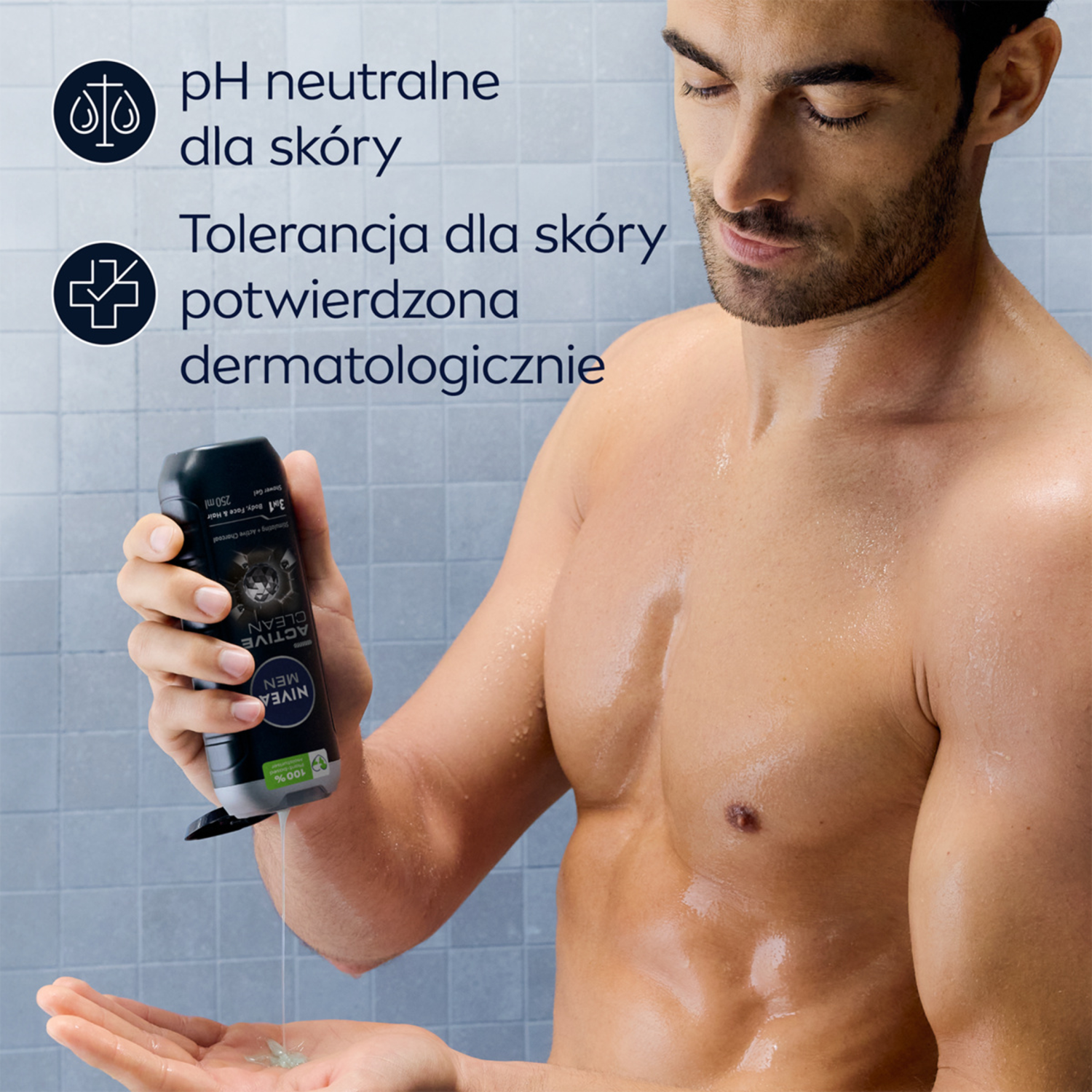 Nivea Men gel za tuširanje za muškarce 500ml Active Clean
