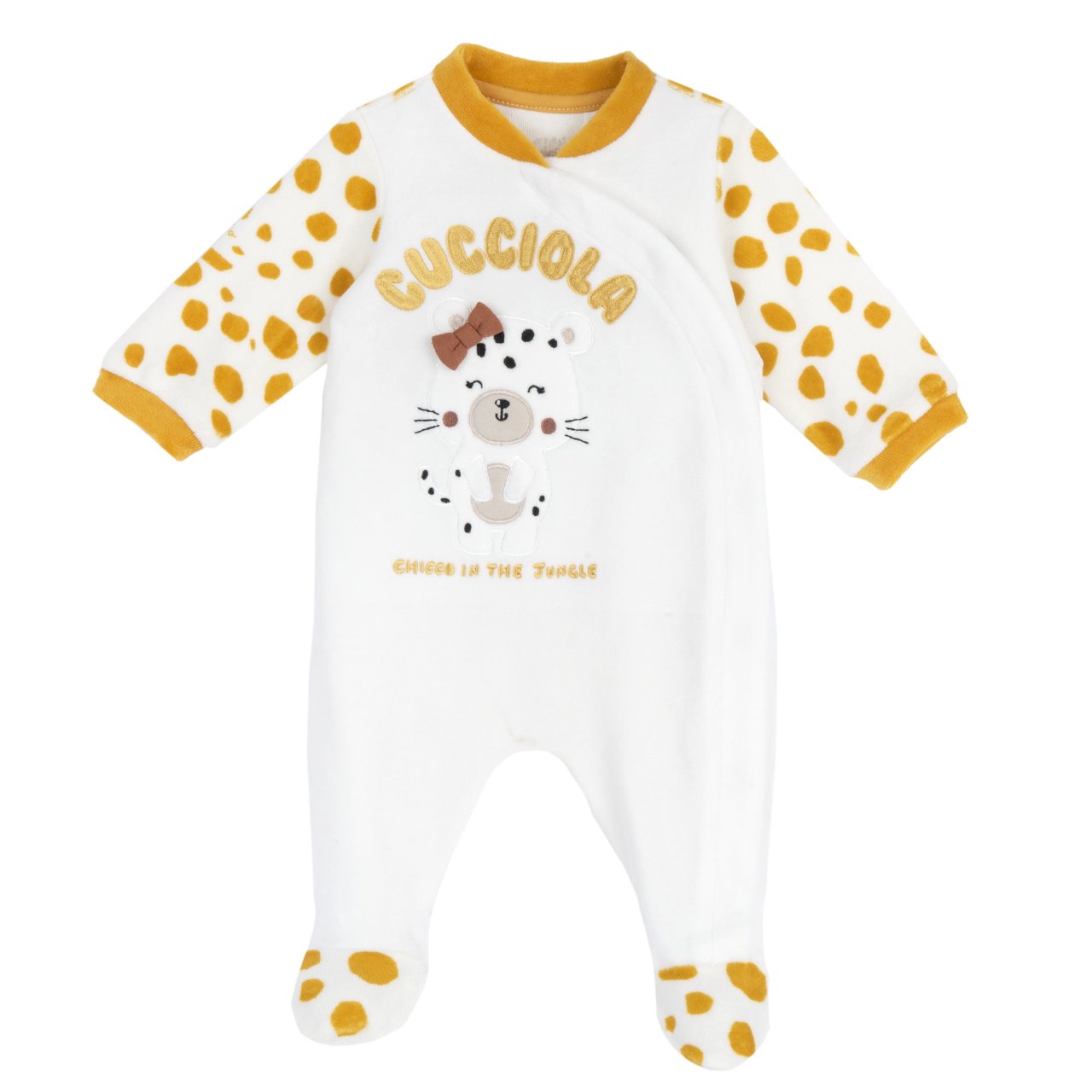 Dětské pyžamo s leopardím potiskem