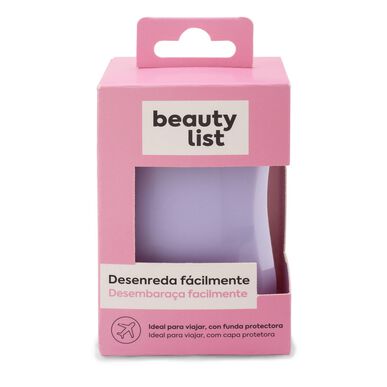 Beauty List Mini Travel -hiusharja, liila, suojuksella 1 kpl 1 kpl