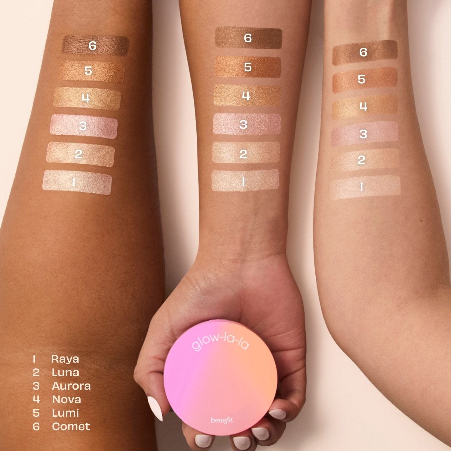 Benefit Highlighter Bronzer & Blush Collection Glow La La Highlighter - 3 g