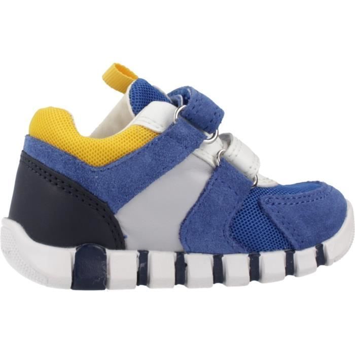 Sapatos infantis GEOX B IUPIDOO BOY - Azul - Cadarços - Tecido
