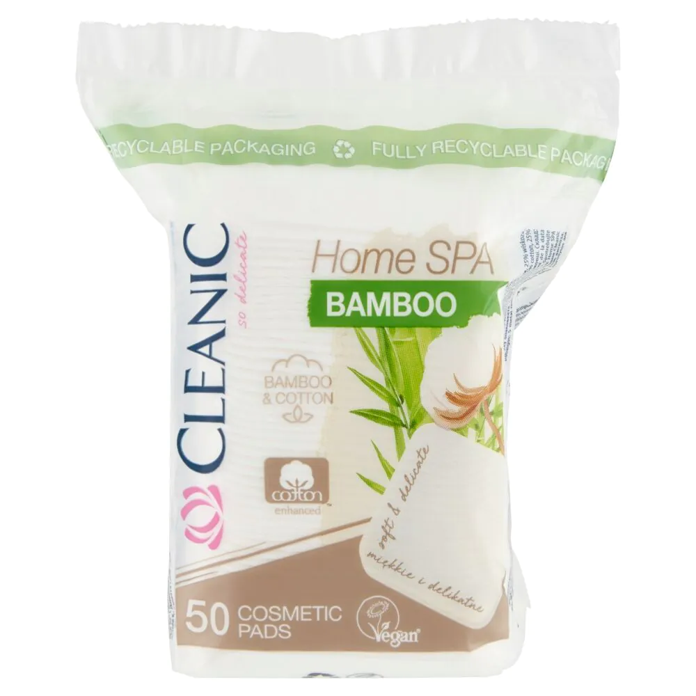 Cleanic Płatki Kosmetyczne Home Spa Bamboo