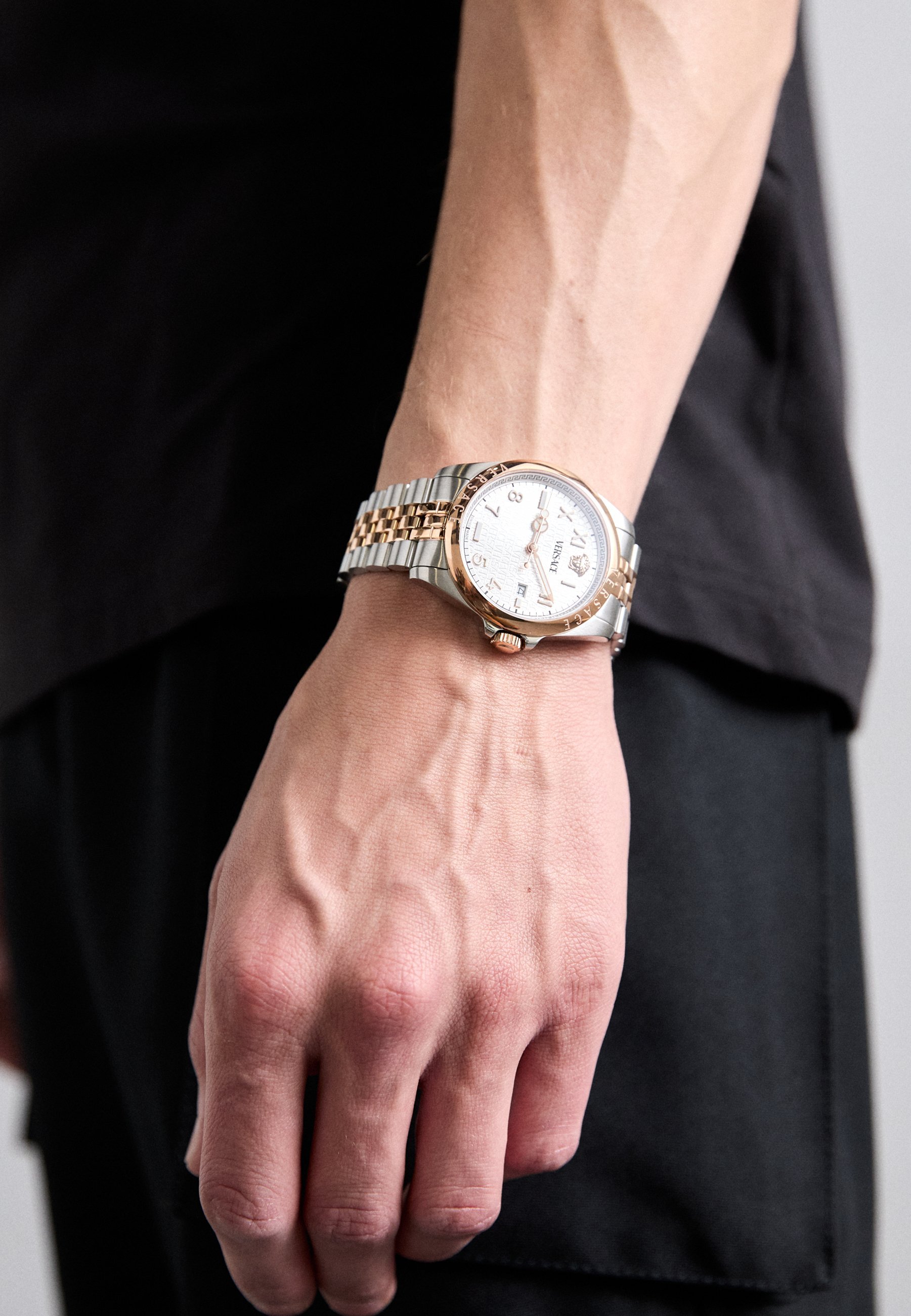 Versace ANTEO - Uhr - silberfarben/goldfarben