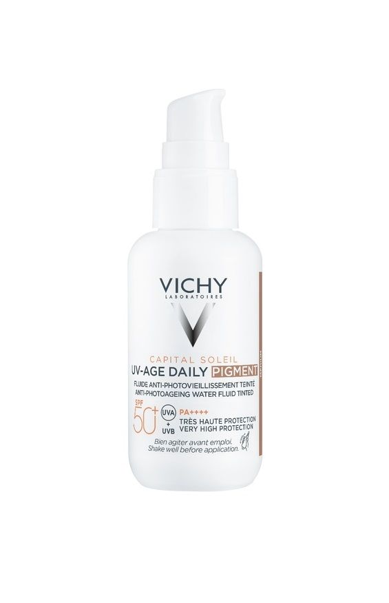 „Capital Soleil UV-Age Daily SPF50 Medium Shade“ apsauga nuo saulės vaistinėje