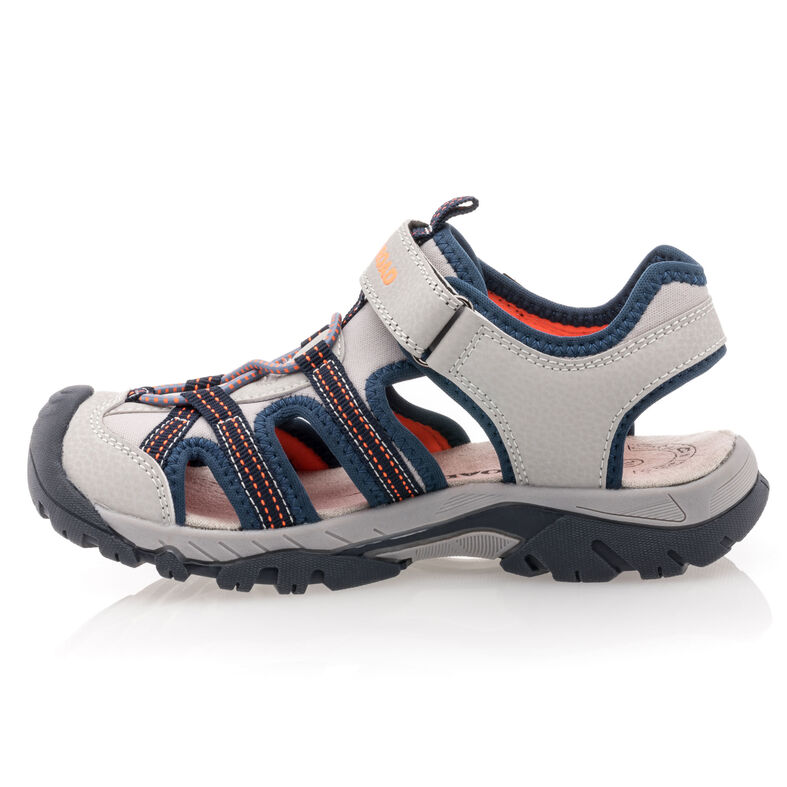 Sandalias grises para niño / Zapatos de punta abierta