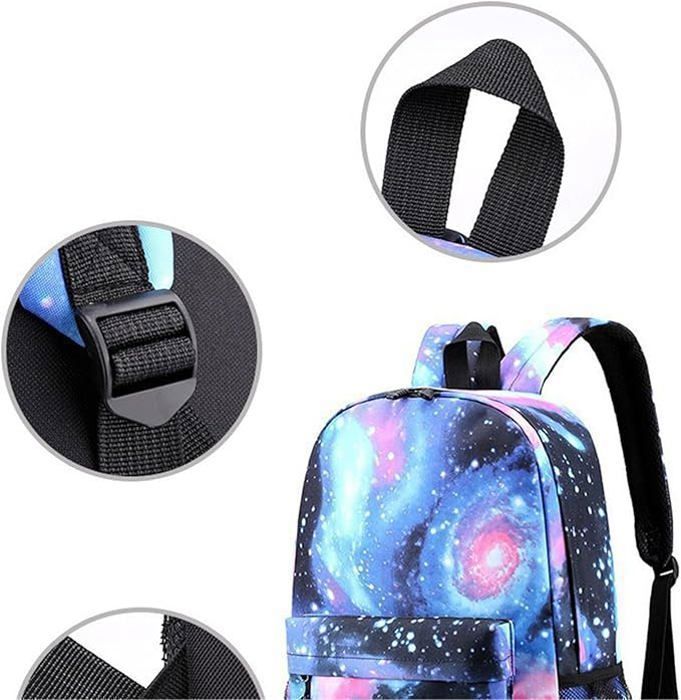 Sac à dos 3 pièces pour garçon, fille avec Sac bandoulière et trousse à crayons, ensemble sac à dos  sac à dos pour enfant,02