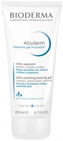 BIODERMA Atoderm Intensive Gel Moussant 200 ml met reinigende en ontgiftende werking