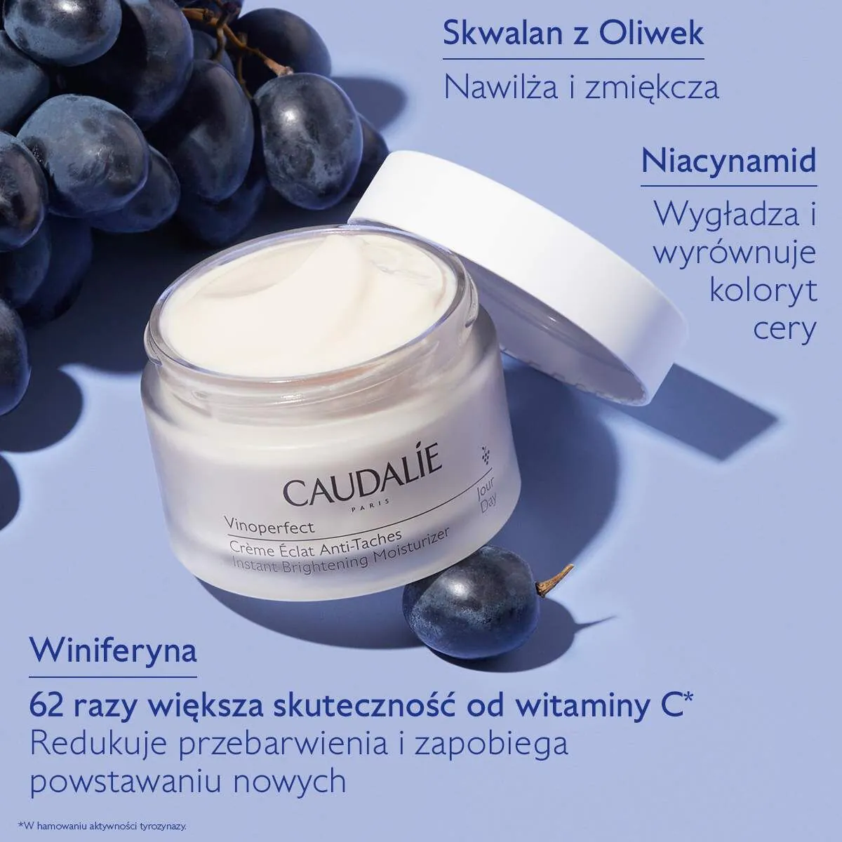 Caudalie Vinoperfect Krem rozjaśniający przebarwienia